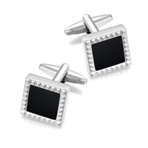 cufflinks for men classic wedding business shirt cuff links set gifts with box，2pairs cufflinks (複製)